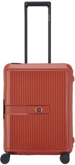 Delsey Vauban Handbagage Spinner 55 cm - 44 liter - 55x40x20 cm - terracotta hardcase koffer lichtgewicht koffer Roze - H 55 x B 40 x D 20 cm