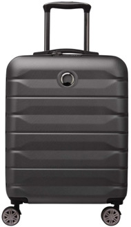 Delsey Zwarte Koffers met TSA-slot en Multi-Position Trolley Delsey , Black , Heren - ONE Size