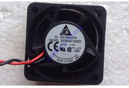 Delta EFB0412MD 4020 DC12V 0.1A 1.2W 2-Wire Server Cooling Fan Air Blower