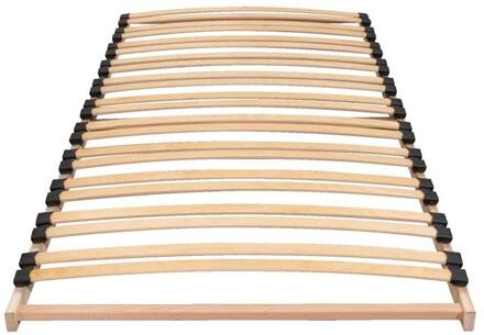 Delta Leen Bakker - Lattenbodem Delta - 80x200 Cm - Hout - Bruin