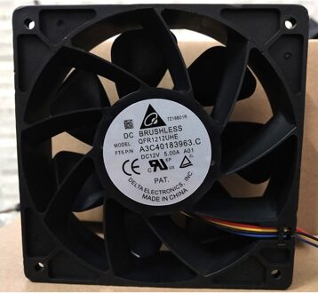 Delta QFR1212UHE S7 S9 DC12V 5A 7500Rpm 12Cm 280CFM Hoge Volume Fan Air Blower