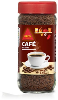 Delta Soluble coffee, jar with 100g