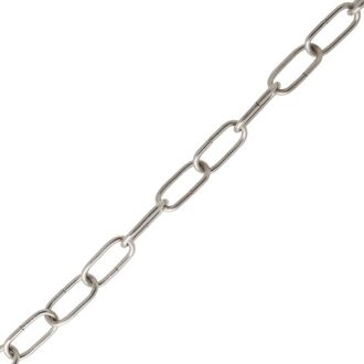 Deltafix 22x3mm - Sierketting - Vernikkeld - 1 stuk