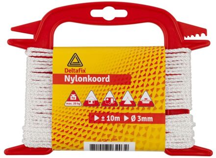 Deltafix 5mm x 10m - Nylon touw op haspel - Nylon - 1 stuk