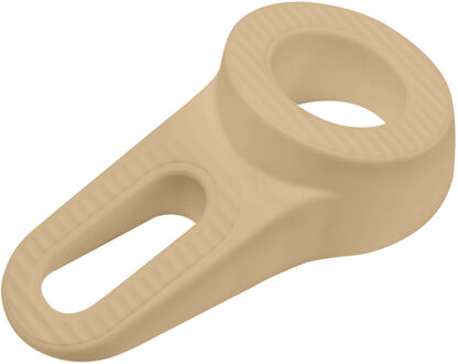 Deltafix Block it Deurwig - beige - TPE kunststof - 12 x 3,8 cm - deurstopper - Deurstoppers