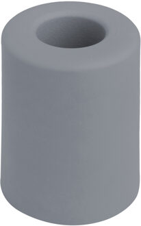 Deltafix Deurbuffer - deurstopper - grijs - rubber - 50 x 35 mm - schroefbevestiging