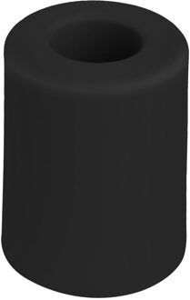 Deltafix Deurbuffer - deurstopper - zwart - rubber - 50 x 35 mm - Deurstoppers