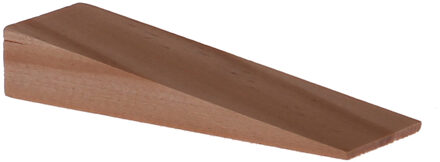 Deltafix Deurwig - hout - 7 x 1,2 cm - deurstopper - Deurstoppers Bruin