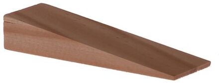 Deltafix Deurwig - hout - 7 x 1,2 cm - deurstopper - Deurstoppers Bruin