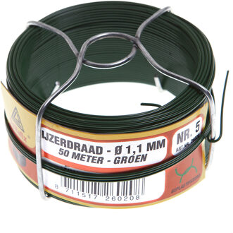 Deltafix IJzerdraad - 1x rol - 1,1 mm x 50 m - verzinkt staal - binddraad