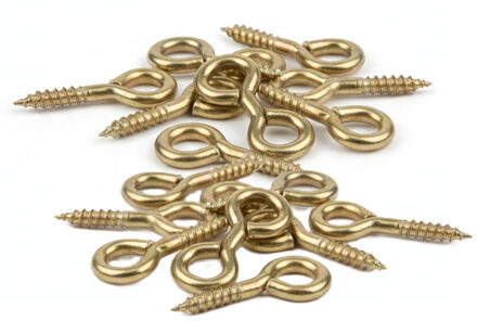 Deltafix Schroefogen - 40x - verzinkt metaal - 16 x 6 mm - ijzerwaren