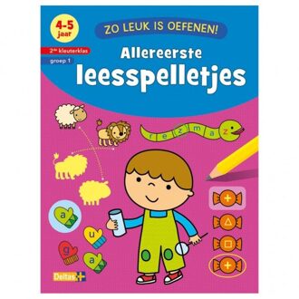 Deltas Allereerste leesspelletjes / 4-5 jaar 2de kleuterklas groep 1 - Boek ZNU (9044746170)