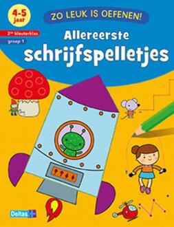 Deltas Allereerste schrijfspelletjes / 4-5 jaar - Boek ZNU (9044746162)