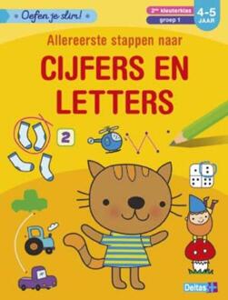 Deltas Allereerste stappen naar cijfers en letters (4-5 j.) - Boek ZNU (9044746111)