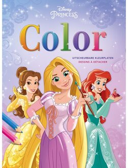 Deltas Color Princess (uitscheurbare kleurplaten) / Disney Color Princess (dessins à détacher) - Boek Deltas Centrale uitgeverij (9044753002)