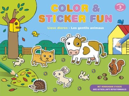 Deltas Color & Sticker fun - Boek Deltas Centrale uitgeverij (9044732706)