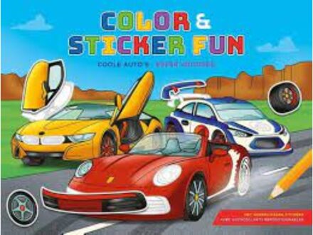 Deltas Color & Sticker Fun - Coole Auto's / Color & Sticker Fun - Super Voitures - ZNU