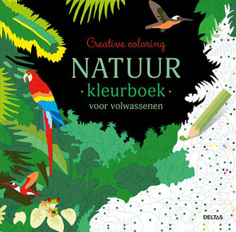 Deltas Creative Coloring - Natuur kleurboek voor volwassenen - (ISBN:9789044759365)