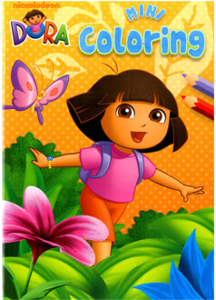 Deltas Dora mini coloring (4t) (toonbankdisplay) / dora mini coloring (4t) (display comptoir)
