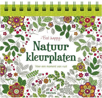 Deltas Feel happy natuur kleurplaten - Boek Deltas Centrale uitgeverij (9044742973)