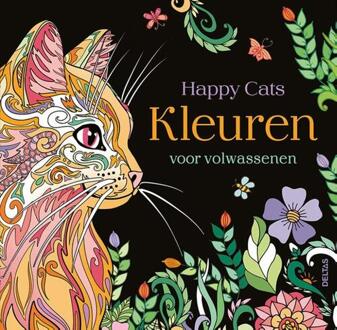Deltas Happy cats - Kleuren voor volwassenen - (ISBN:9789044762594)