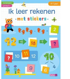 Deltas Ik leer rekenen met stickers (6-7 j)