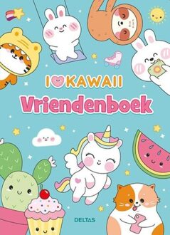 Deltas Kawaii vriendenboek Multikleur