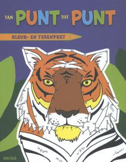 Deltas Kleur en tekenboek Deltas van punt tot punt pret