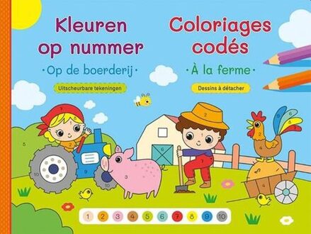 Deltas Kleuren op nummer - Op de boerderij