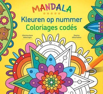 Deltas Mandala Magic - Kleuren op nummer / Mandala Magic - Coloriages codés