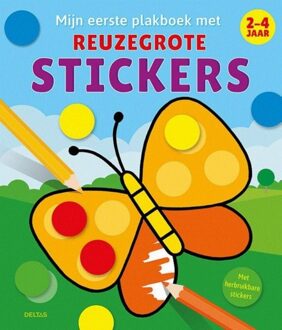 Deltas Mijn eerste plakboek met reuzegrote stickers (2-4 jaar)