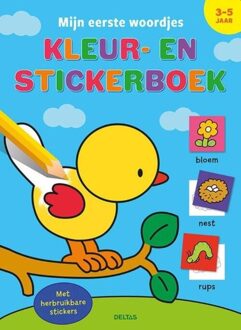 Deltas Mijn eerste woordjes kleur stickerboek