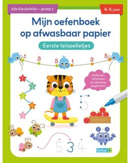 Deltas Mijn oefenboek Eerste telspelletjes 4-5j