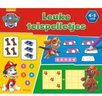 Deltas Paw Patrol leuke telspelletjes / 4 - 5 jaar - Boek Deltas Centrale uitgeverij (9044750569)