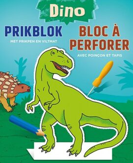 Deltas prilblok Dino junior 22,7 x 18,4 cm papier groen/blauw