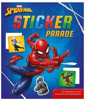 Deltas stickerparade Spider-Man junior 28 x 24 cm donkerblauw