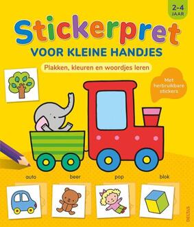Deltas Stickerpret voor kleine handjes (2-4 jaar)