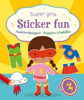 Deltas Super girls Sticker Fun - Aankleedpoppen