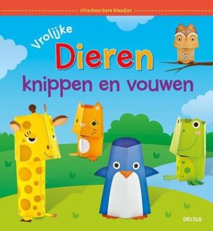 Deltas Vrolijke dieren knippen en vouwen