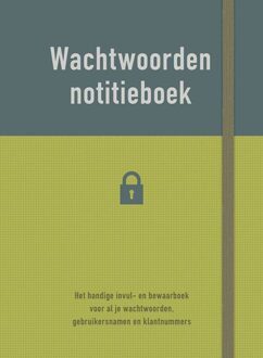 Deltas Wachtwoorden notitieboek - Boek ZNU (904474593X)