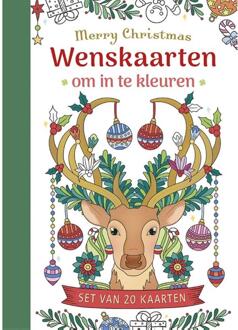 Deltas Wenskaarten Om In Te Kleuren - Merry Christmas