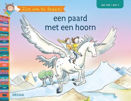 Deltas Zin om te lezen! - Een paard met een hoorn (AVI M3/AVI 1)