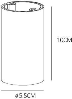 DELTO - Plafondspot - Ø 5,5 cm - LED Dim to warm - GU10 - 1x5W 2200K/3000K - Wit