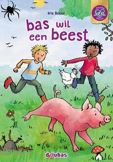 Delubas Educatieve Uitgeverij Bas Wil Een Beest - Samenleesboeken Nieuw - Iris Boter