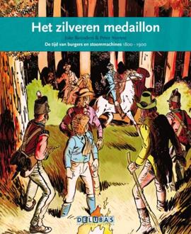 Delubas Educatieve Uitgeverij Het zilveren medaillon / Napoleon - Boek Joke Reijnders (9053003924)