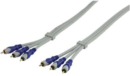 Deluxe composte A/V kabel 75 ohm [diverse lengtes]