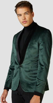 Deluxe Dinner Jacket - Rich Green - Heren Blazer - Maat: EU 48 - Kerst