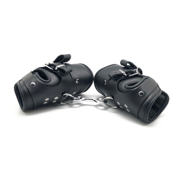 Deluxe Leren Ophangband - Zwart