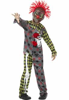 Deluxe Twisted Clown Kostuum - Halloween verkleedkleding - Maat M