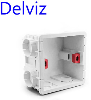Delviz Wall Switch BOX Wall Socket Cassette,86mm Plastic Materials,For Standard Wall Light Switch EU Standard Internal Mount Box